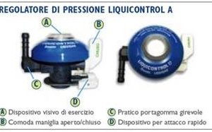 LIQUIDCONTROL A Regolatore di pressione per bombole GPL Liquigas