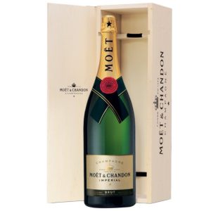 Champagne Moët Chandon “Moët Imperial” 3 Lt in Legno Jéroboam Moët Hennessy