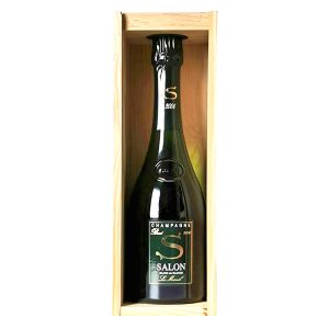 Salon Champagne Brut Blanc de Blancs Le Mesnil 2002 cassa in legno